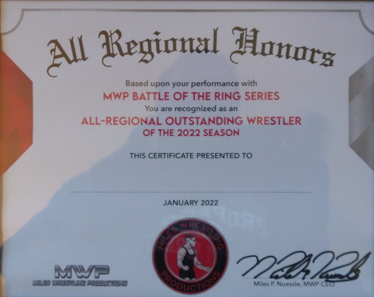 Battle of the Ring certificate